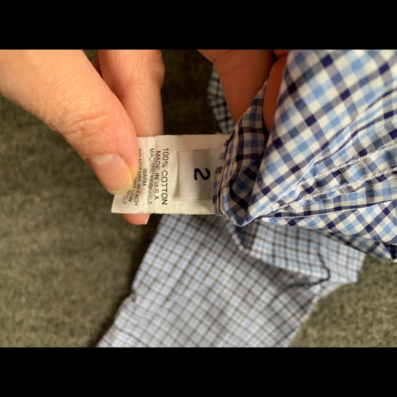 Thom Browne plaid button down - Picture 3 of 4